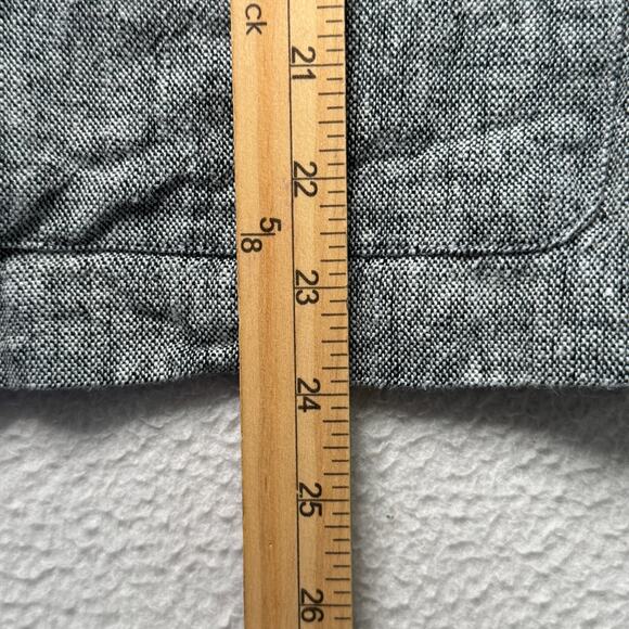 Coldwater Creek Jacket Womens Sz 12 Gray Blazer Linen Blend Long Sleeve Open‎ - Picture 5 of 5